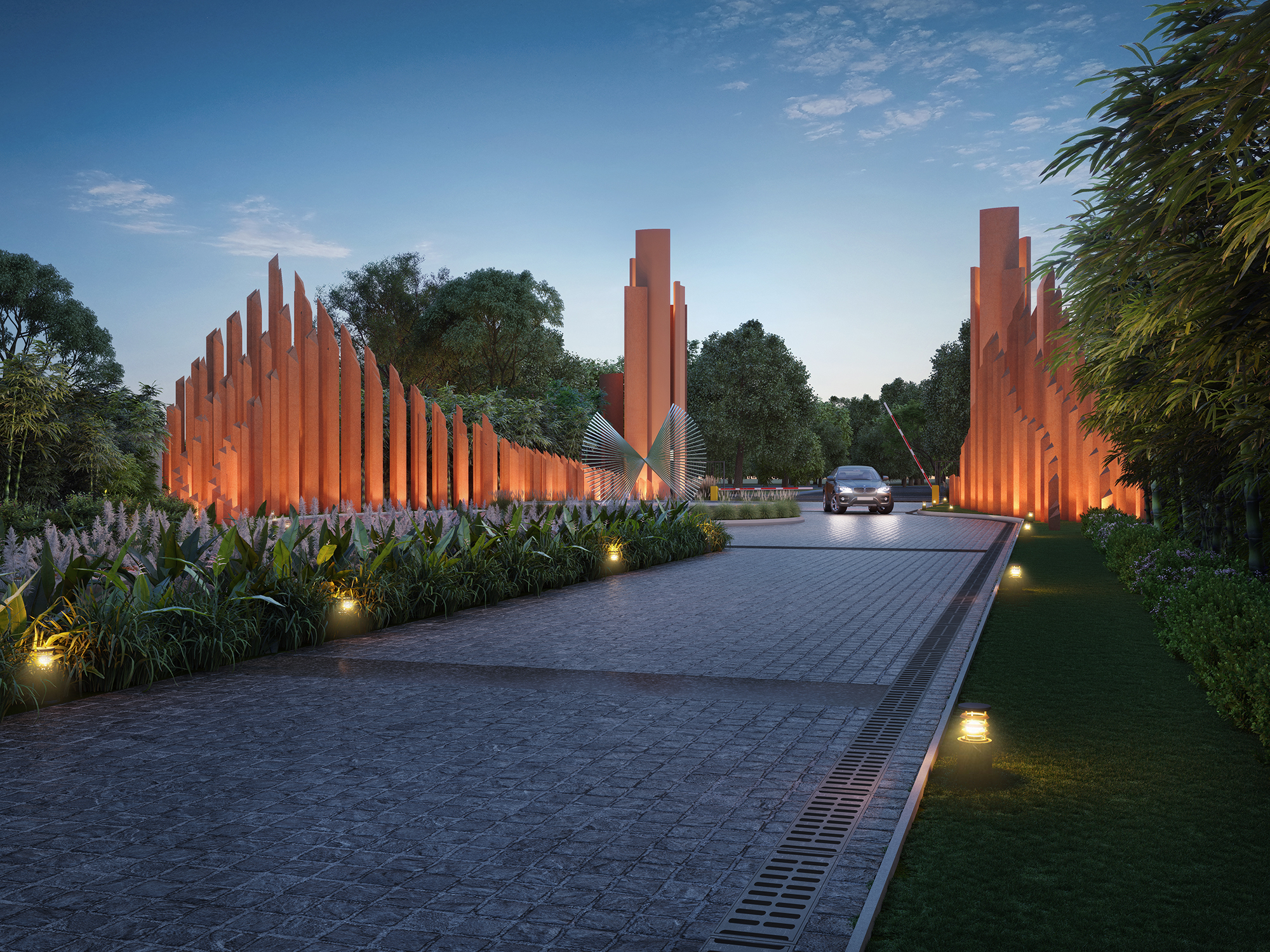 Wallfort Mangalam City — plot layout in Raipur